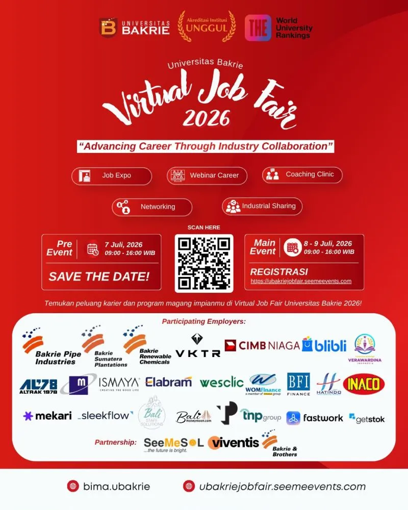 Universitas Bakrie Job Fair July 2026