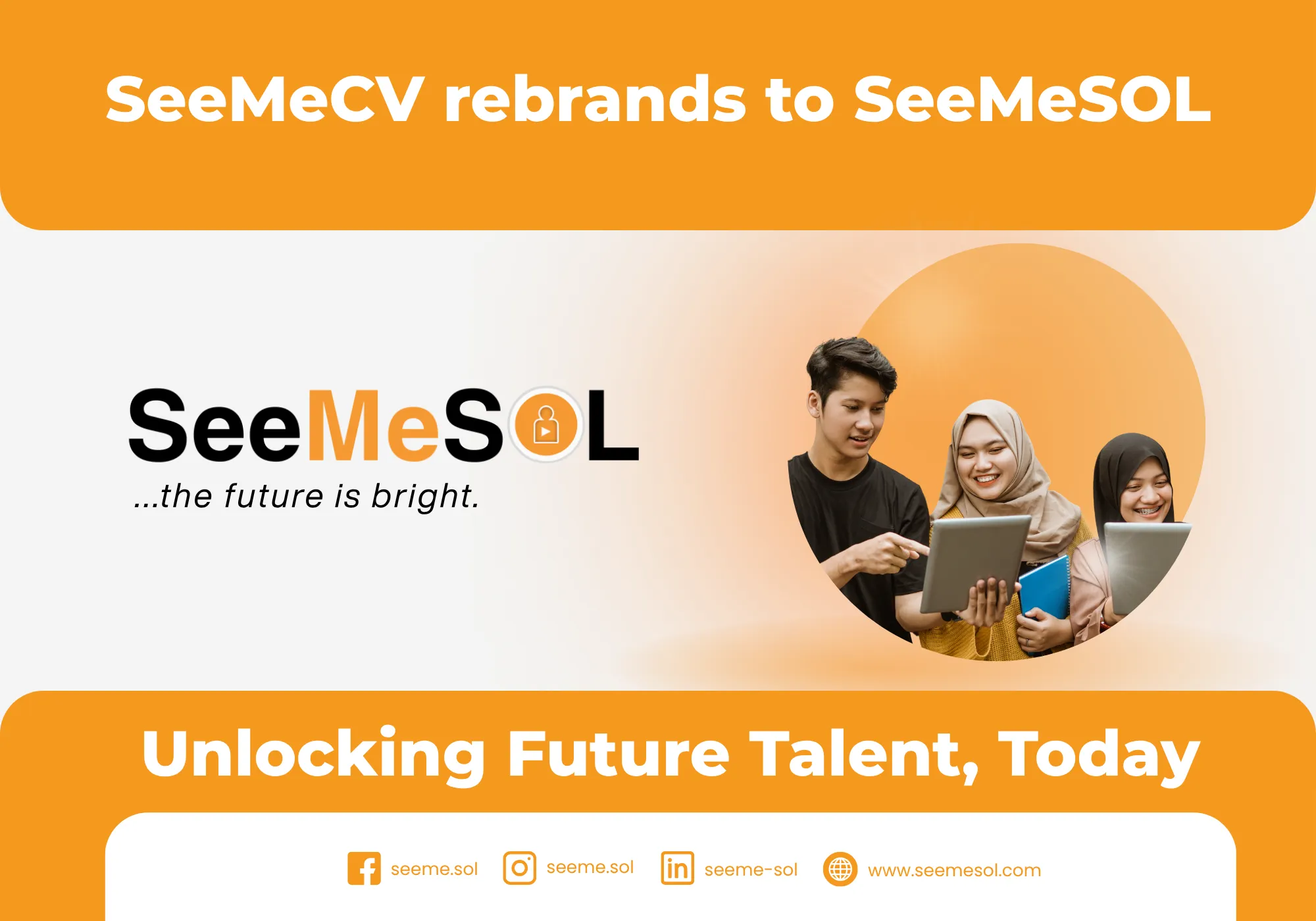 SeeMeCV rebrands to SeeMeSOL — a new era of talent engagement